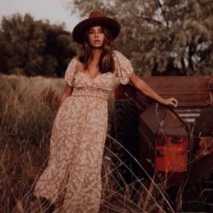 Like new Free People Ellie midi dress